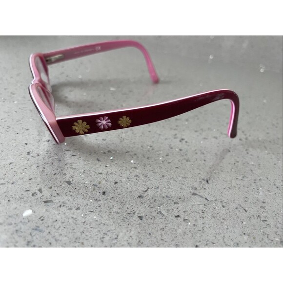 OCCHI 2007 Pink Eyeglasses Frames ONLY 45-14-130 Oval purple kids - Picture 3 of 12
